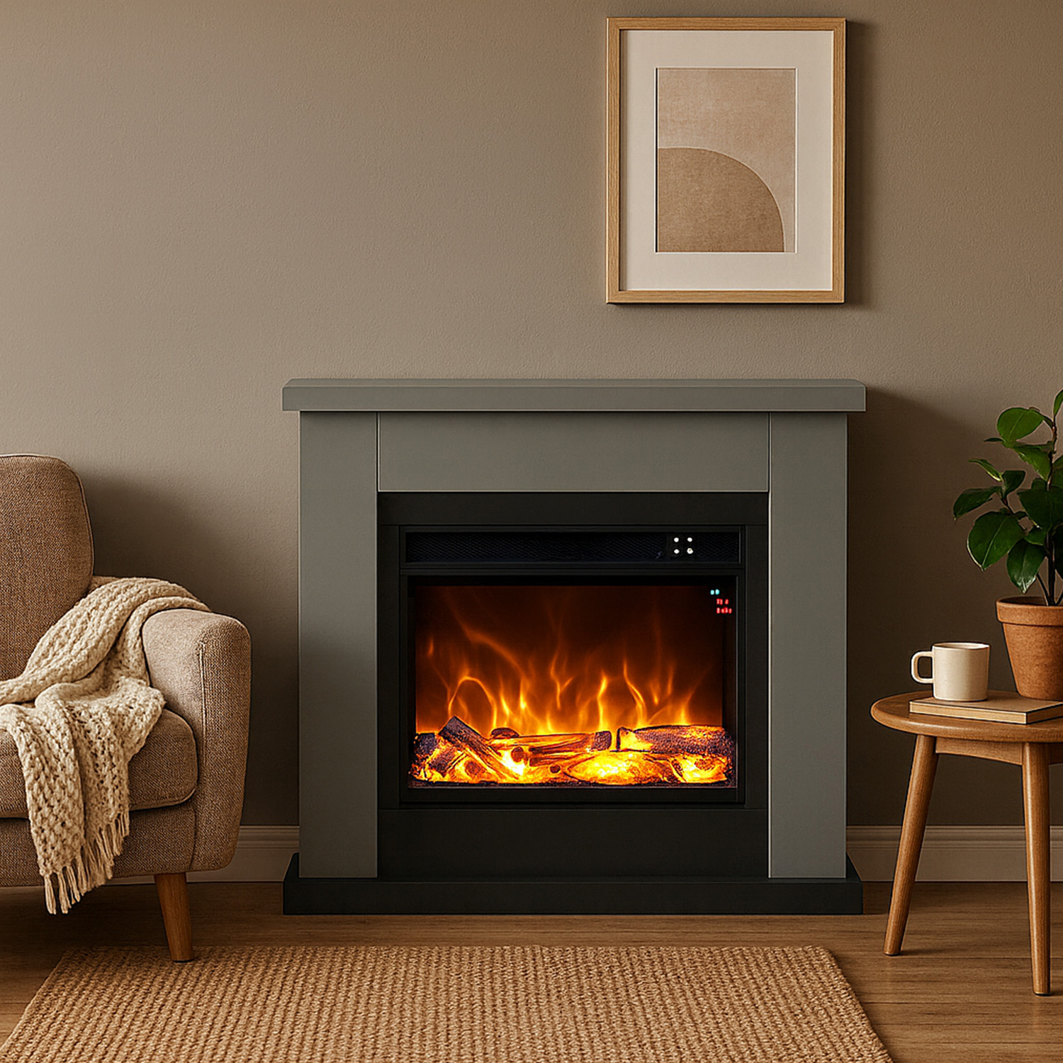CAMINO-ASCIANO-GRIGIO-4 - SINED | Duchas de piscina | Chaise longue de jardín | Chimeneas eléctricas | Calefactores infrarrojos