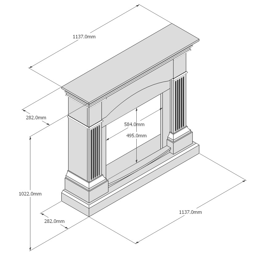 CAMINO-CETONA-WENGHE-8 - SINED | Duchas de piscina | Chaise longue de jardín | Chimeneas eléctricas | Calefactores infrarrojos