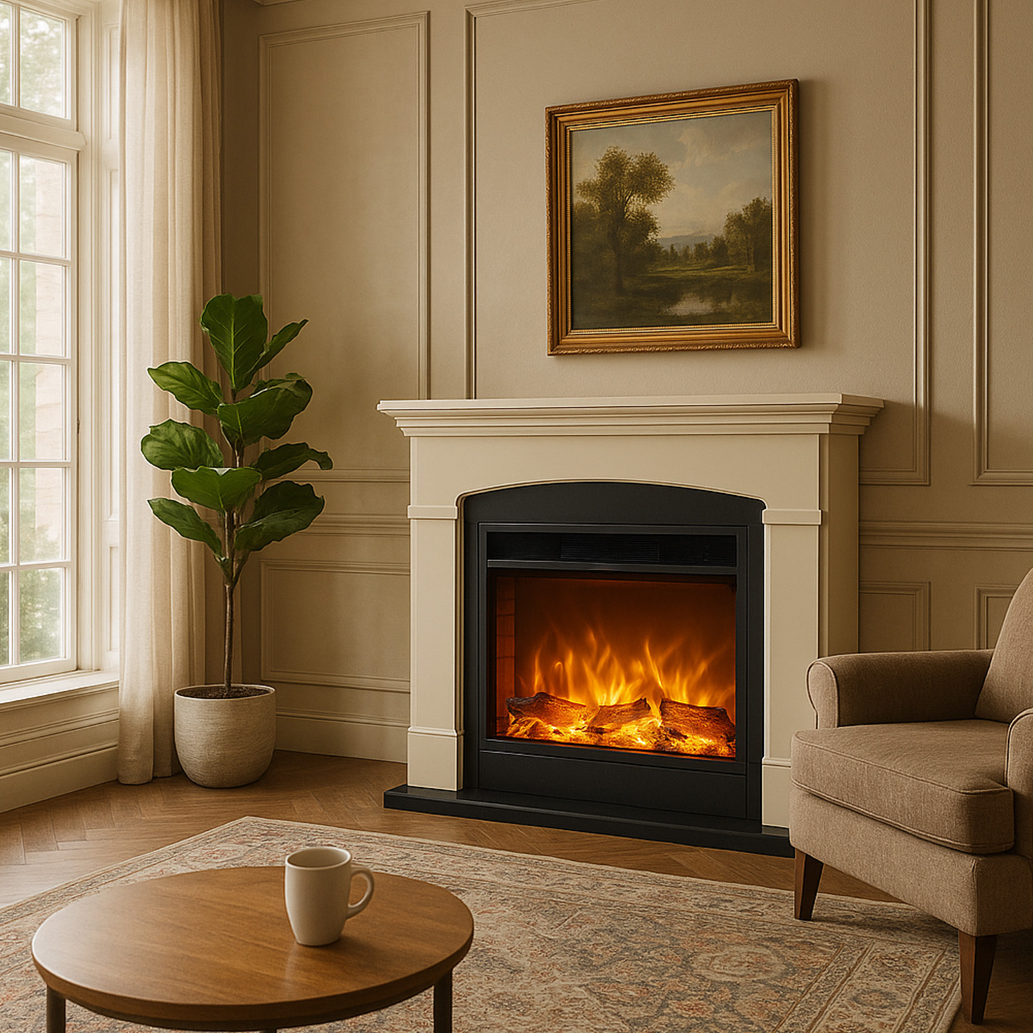 CAMINO-SIENA-BEIGE-ambientata - SINED | Duchas de piscina | Chaise longue de jardín | Chimeneas eléctricas | Calefactores infrarrojos