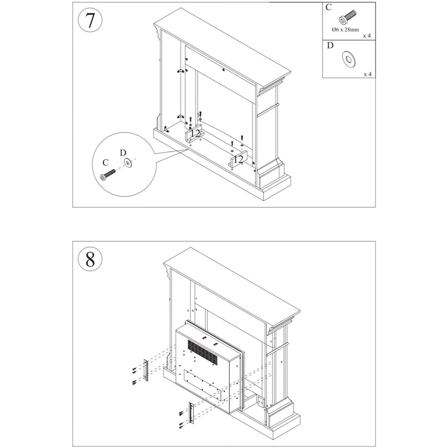 CORNICE-CAMINO-CETONA-TURCHESE-7 - SINED | Duchas de piscina | Chaise longue de jardín | Chimeneas eléctricas | Calefactores infrarrojos
