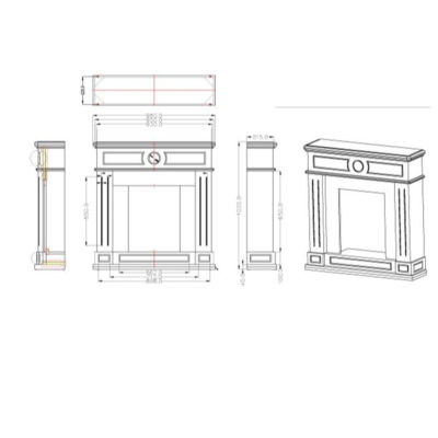 CORNICE-CAMINO-LIPARI-GRIGIO