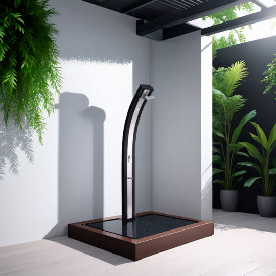 DOCCIA-ELLA-NERA-INOX