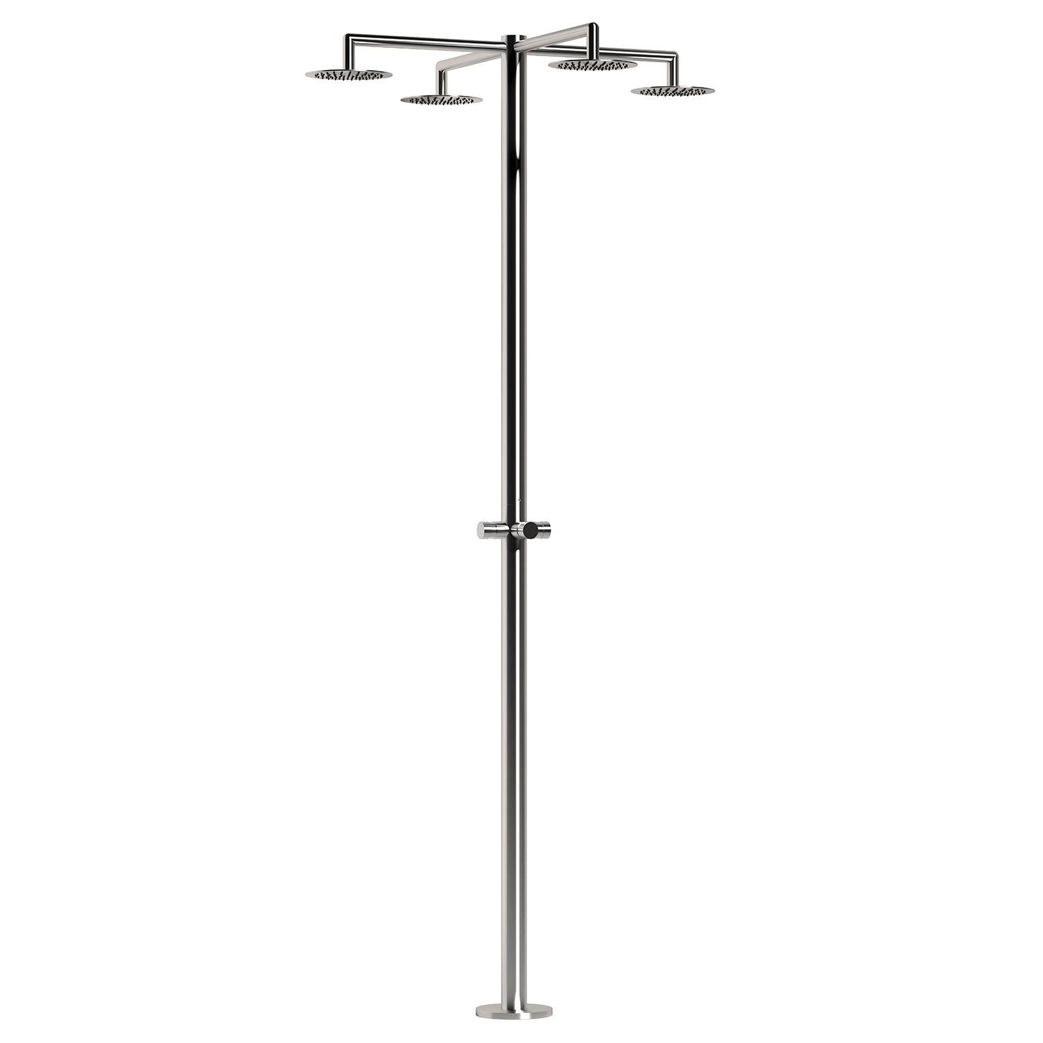 DOCCIA-INOX-IDRA-4T - SINED | Duchas de piscina | Chaise longue de jardín | Chimeneas eléctricas | Calefactores infrarrojos