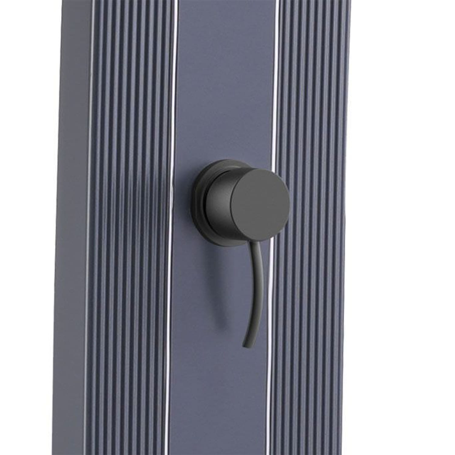 DOCCIA-LEA-GRIGIA-2 - SINED | Duchas de piscina | Chaise longue de jardín | Chimeneas eléctricas | Calefactores infrarrojos