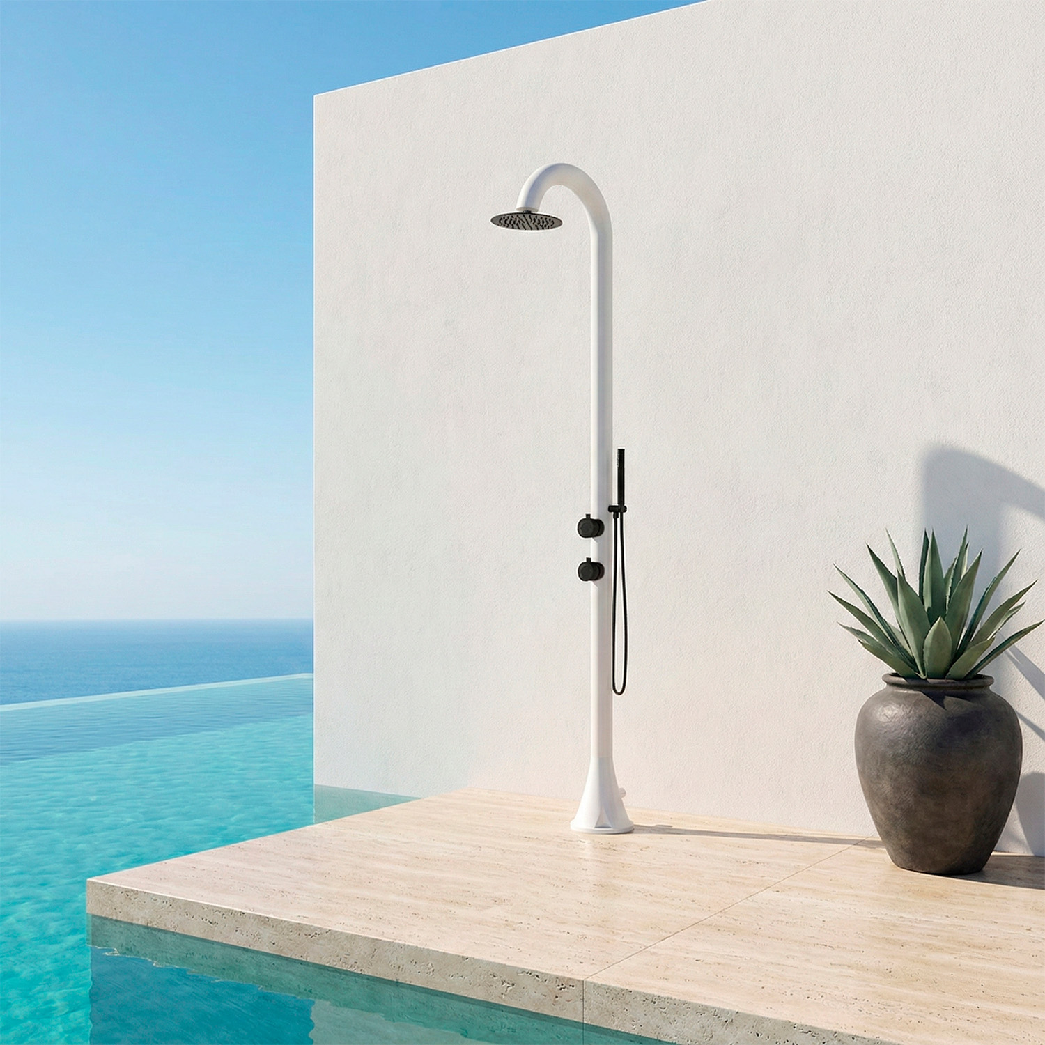 DOCCIA-LUNA-DUO-BIANCA-NERA - Imagen 4