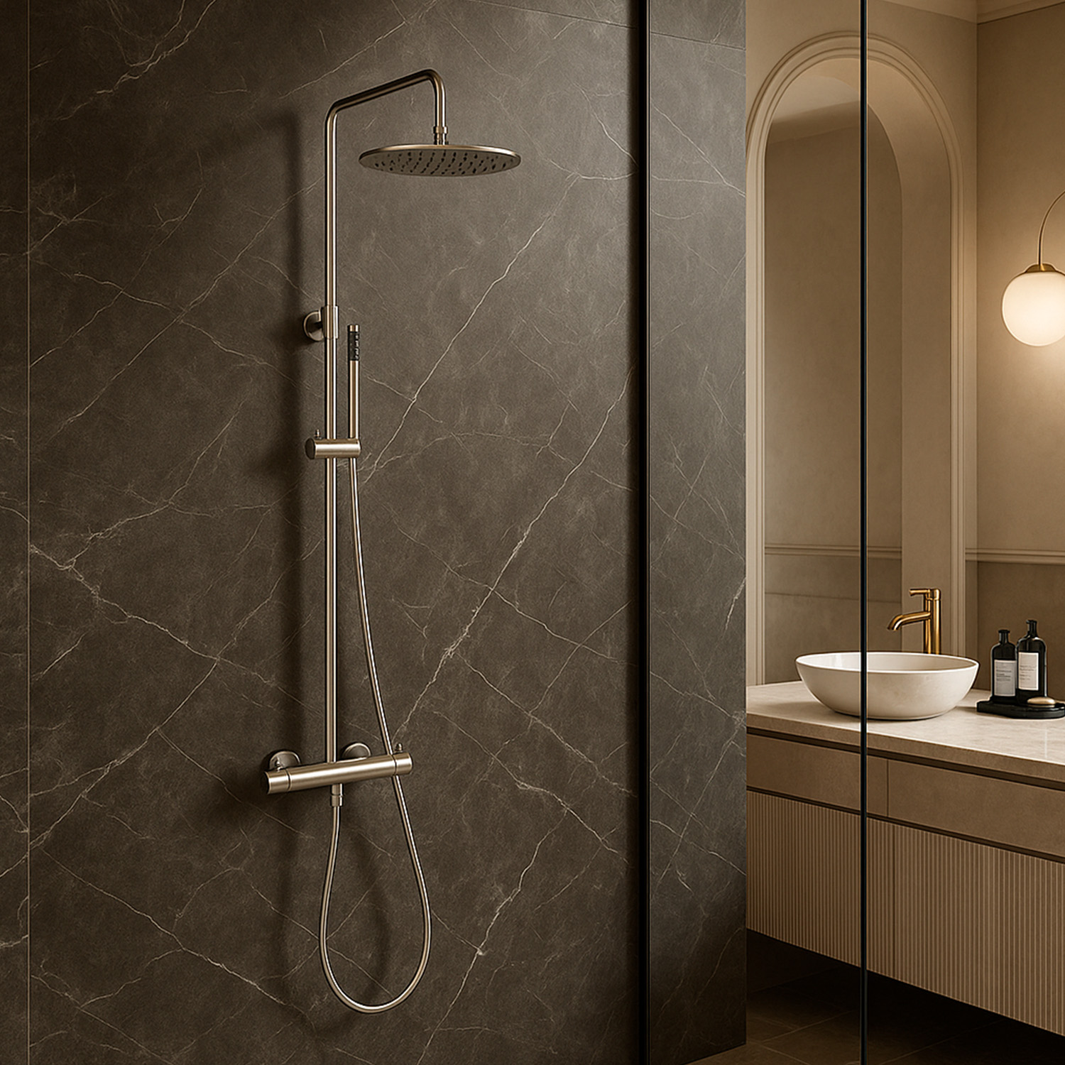 DOCCIA-PARETE-LEVANTE-INOX - Imagen 7