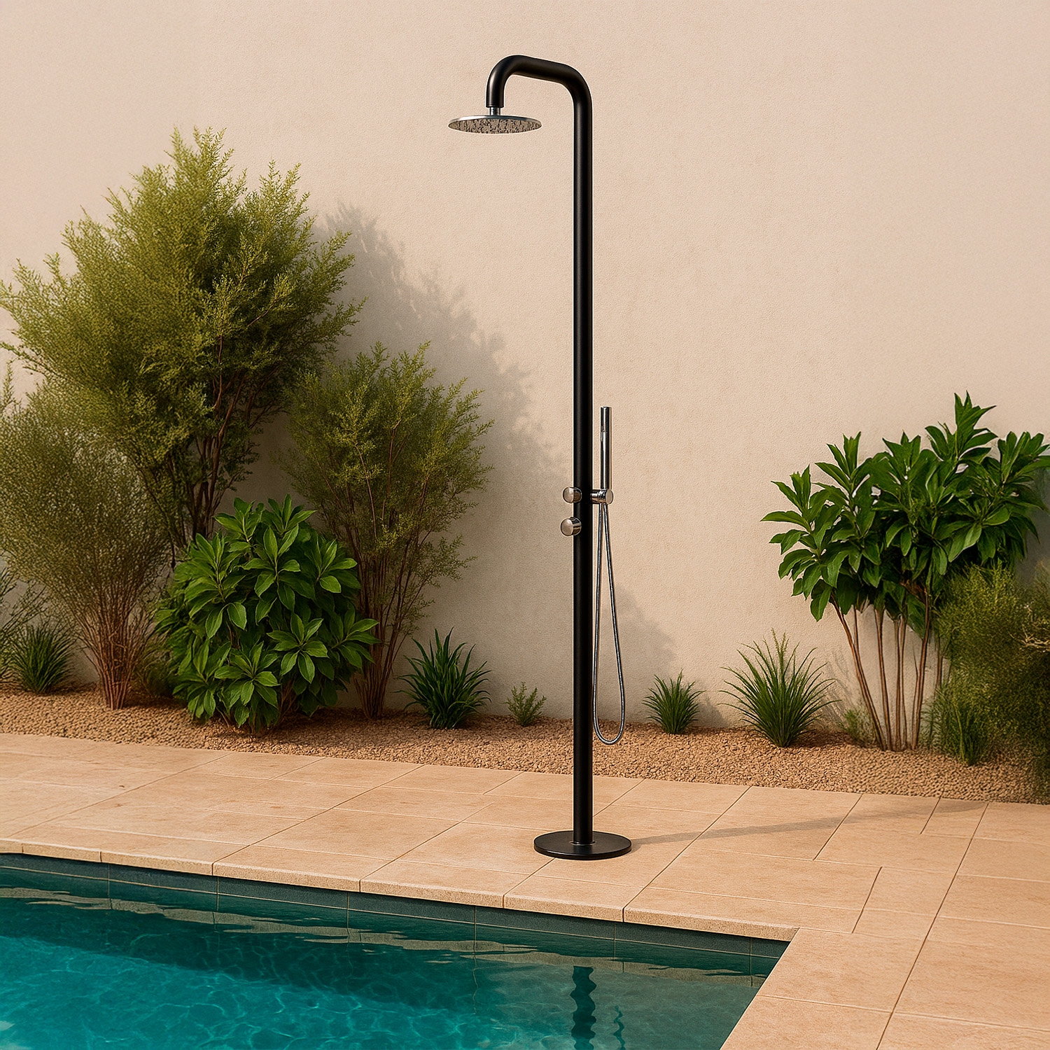 DOCCIA-PULA-DUO-NERA-INOX