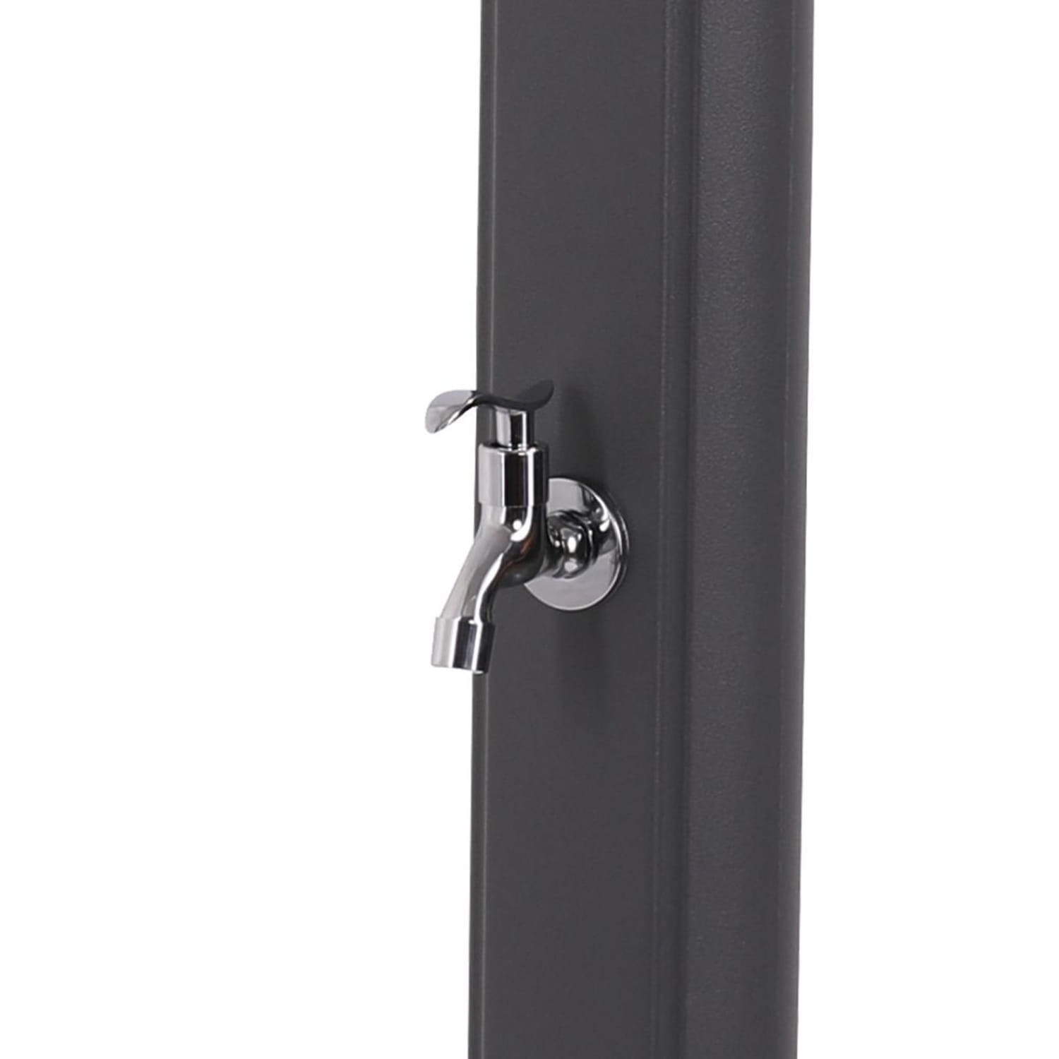 DOCCIA-SOLE-GRIGIA-4 - SINED | Duchas de piscina | Chaise longue de jardín | Chimeneas eléctricas | Calefactores infrarrojos