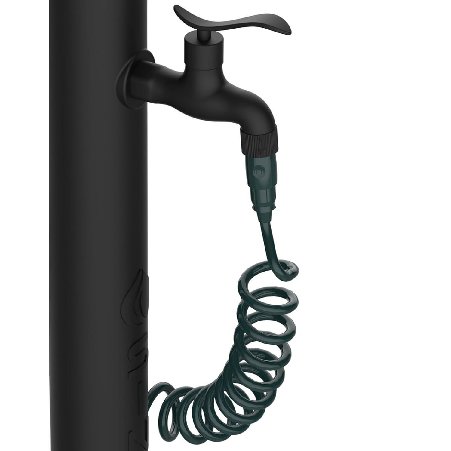 FONTANA-ACQUA-PRO-NERA-4 - SINED | Duchas de piscina | Chaise longue de jardín | Chimeneas eléctricas | Calefactores infrarrojos