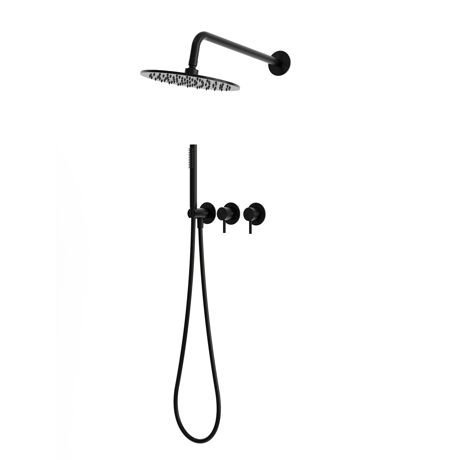 KIT-DOCCIA-PARETE-25-NERA KIT-DOCCIA-PARETE-25-NERA - Imagen 2