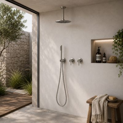 KIT-DOCCIA-SOFFITTO-ACQUA-FREDDA-CORTO-25-INOX