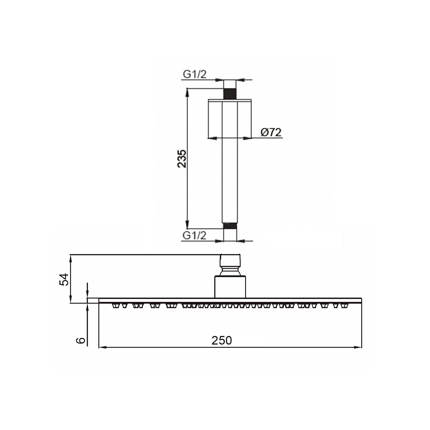 KIT-SOFFITTO-SOFFIONE-LEVANTE-LUNGO-25-INOX - Imagen 9