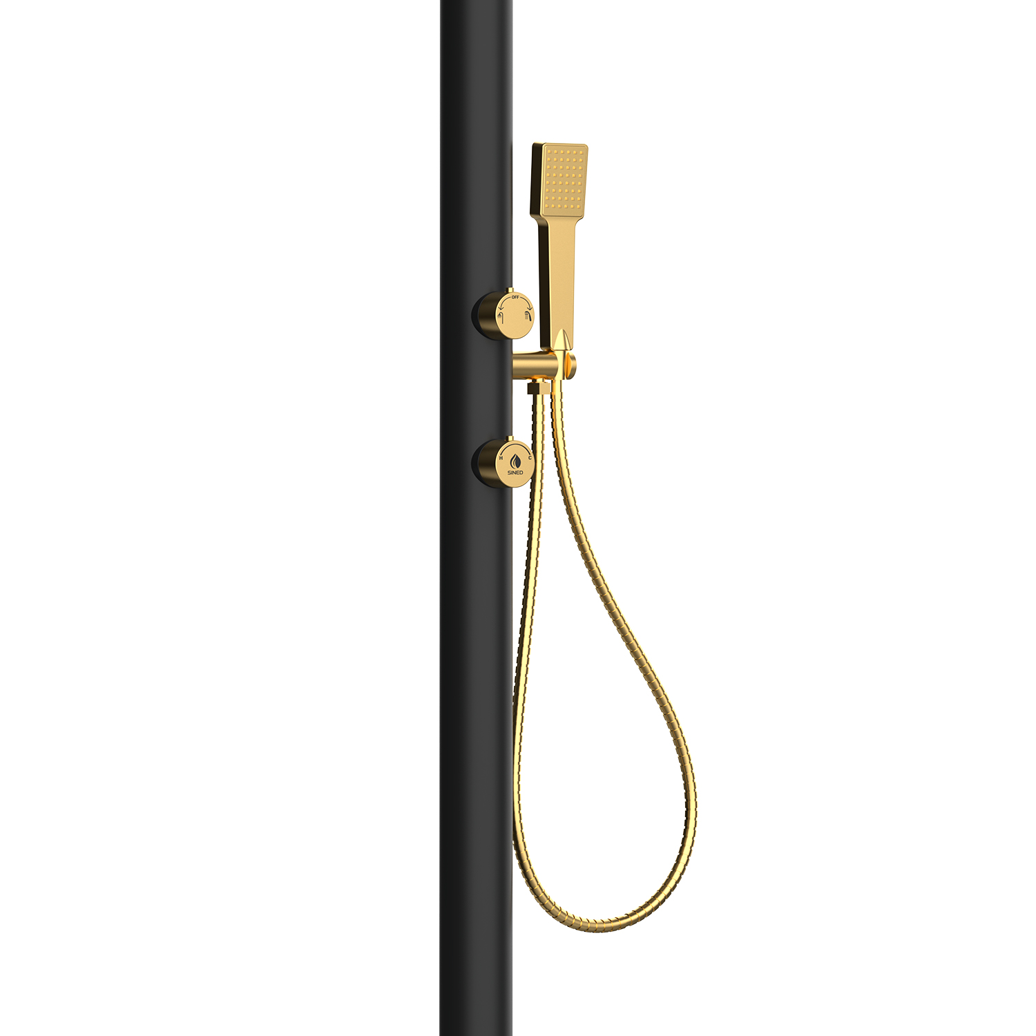 LUNA-ALU-D-NERA-ORO-2 - SINED | Duchas de piscina | Chaise longue de jardín | Chimeneas eléctricas | Calefactores infrarrojos