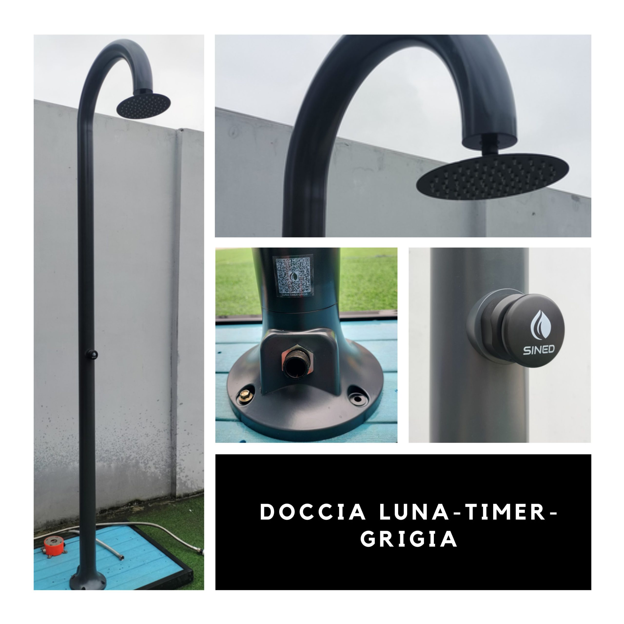 LUNA-TIMER-GRIGIA-4 - SINED | Duchas de piscina | Chaise longue de jardín | Chimeneas eléctricas | Calefactores infrarrojos