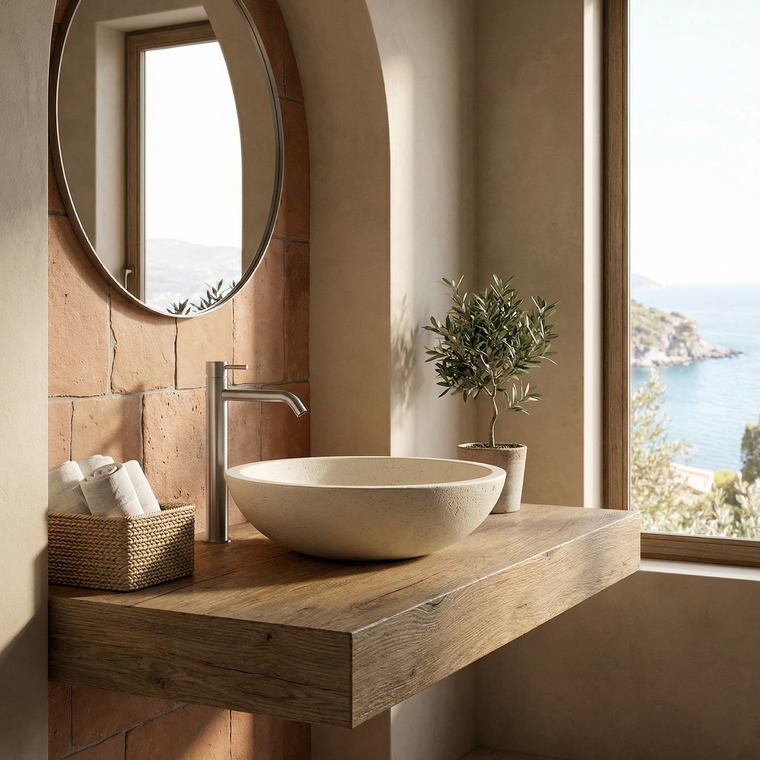 RUBINETTO-LAVABO-LEVANTE-ALTO-CANNA-FUCILE-ambientata RUBINETTO-LAVABO-LEVANTE-ALTO-CANNA-FUCILE