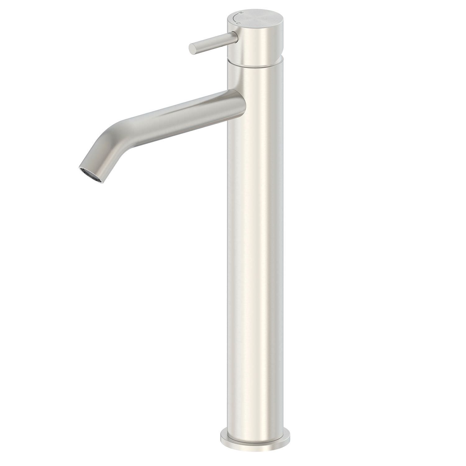 RUBINETTO-LAVABO-LEVANTE-ALTO-INOX - Imagen 2