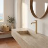RUBINETTO-LAVABO-LEVANTE-ALTO-ORO RUBINETTO LAVABO LEVANTE ALTO ORO Ambientata 100x100