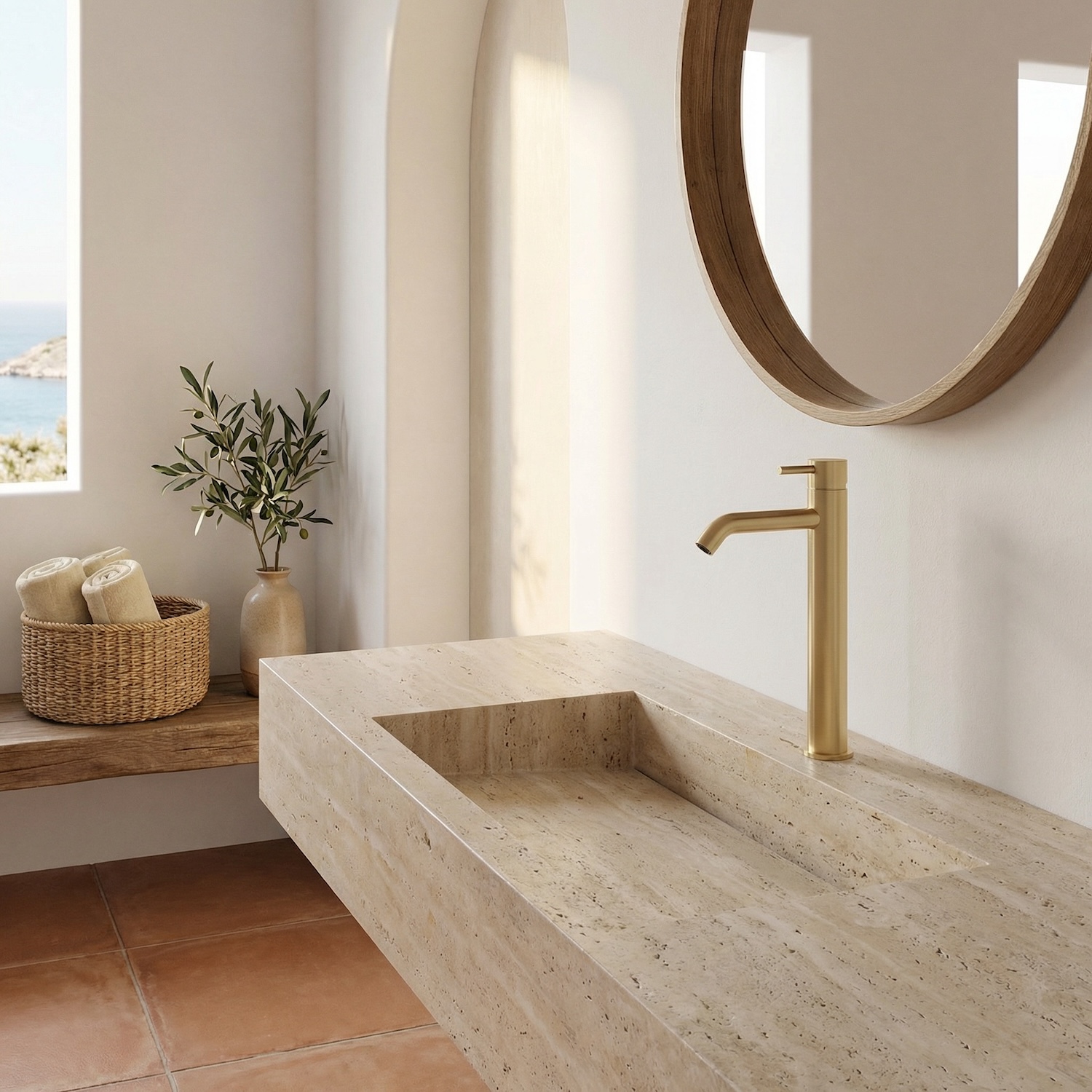 RUBINETTO-LAVABO-LEVANTE-ALTO-ORO-ambientata RUBINETTO-LAVABO-LEVANTE-ALTO-ORO
