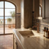 RUBINETTO-LAVABO-LEVANTE-BASSO-ORO-ROSA RUBINETTO LAVABO LEVANTE BASSO ORO ROSA Ambientata 100x100