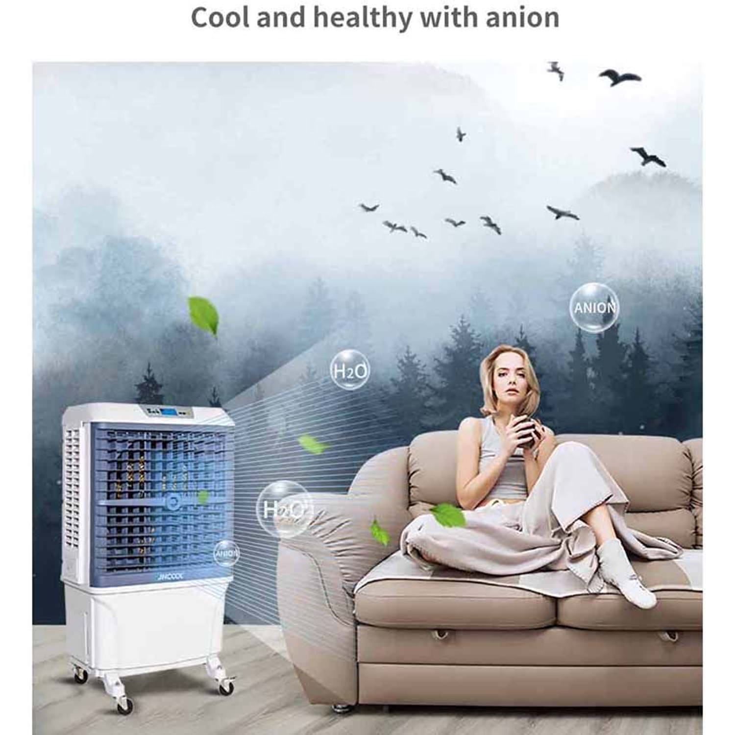 RaffrescatoreMobile802-4 - SINED | Duchas de piscina | Chaise longue de jardín | Chimeneas eléctricas | Calefactores infrarrojos