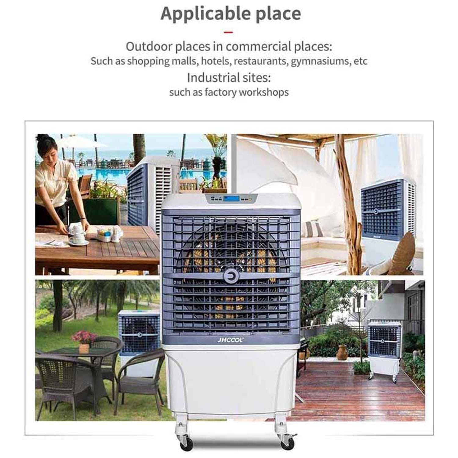 RaffrescatoreMobile802-5 - SINED | Duchas de piscina | Chaise longue de jardín | Chimeneas eléctricas | Calefactores infrarrojos