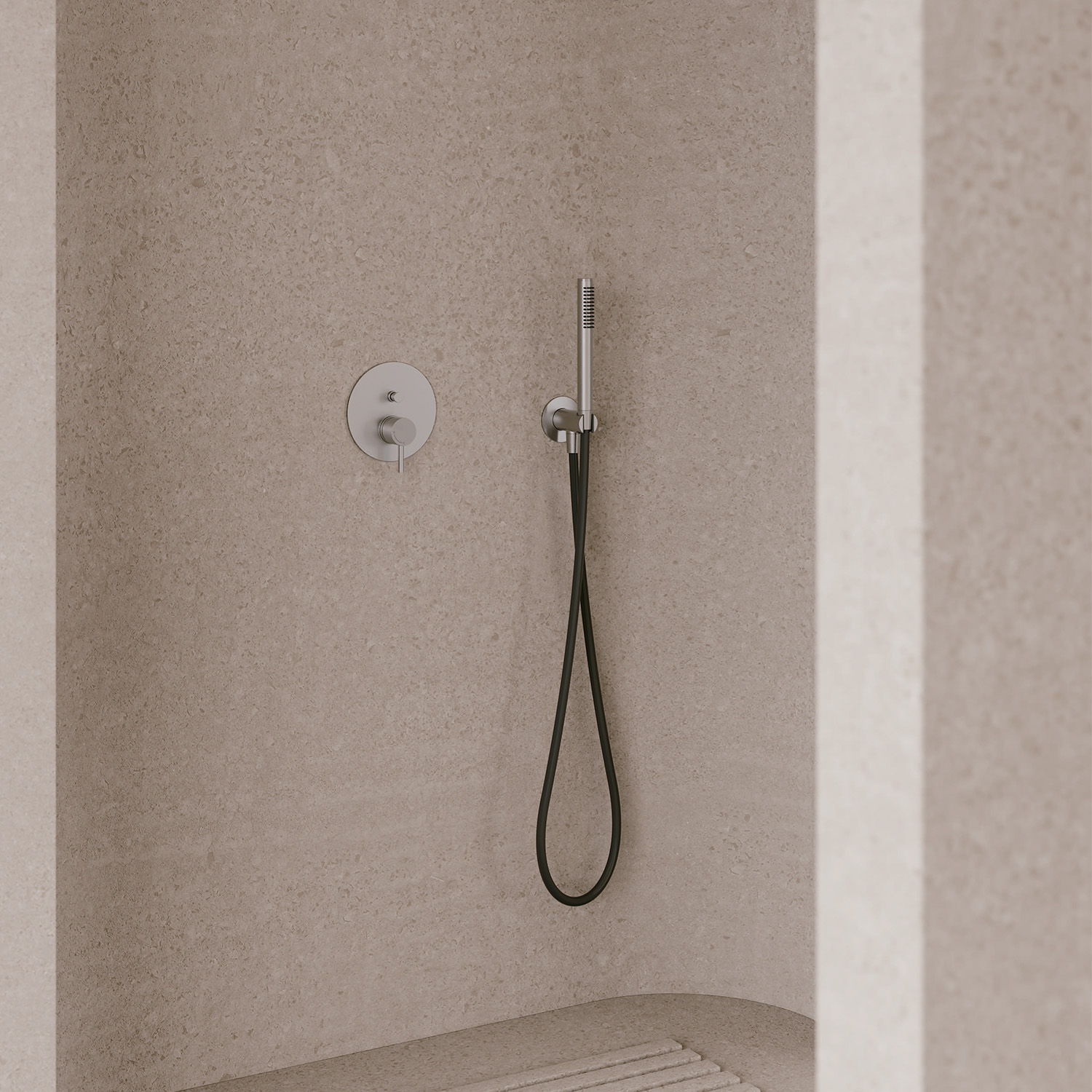 SET-MISCELATORE-MURO-DOCCINO-LEVANTE-INOX - Imagen 4